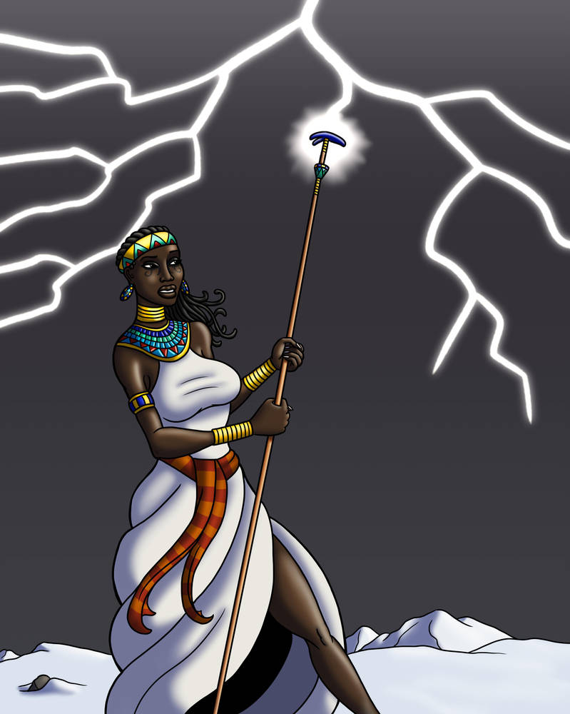 Itaweret and the White Fire of Olympus by TyrannoNinja