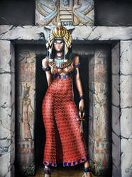 Sakhmet's Temple by Snigom