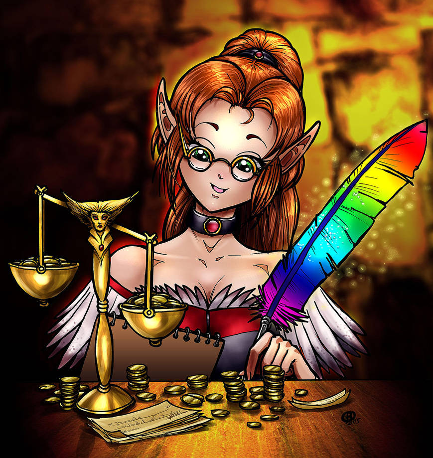 AnimeFest 2015 Accounting Badge by Snigom