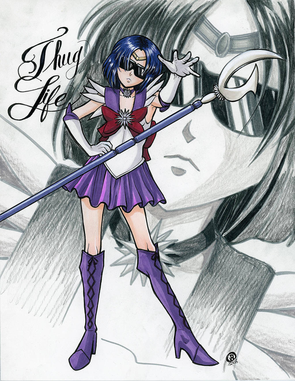 Sailor Saturn's Thug Life by Snigom