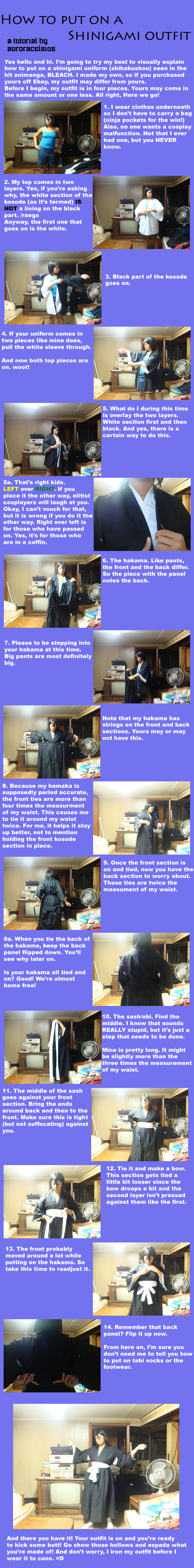 How to put on a shihakushou by AuroraCelsius