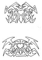 Tribal broken heart by Silent-Shadows on DeviantArt