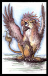 Cutesy Griffin by RavenWings