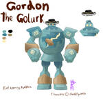 Gordon the Golurk Ref by RymNotrim