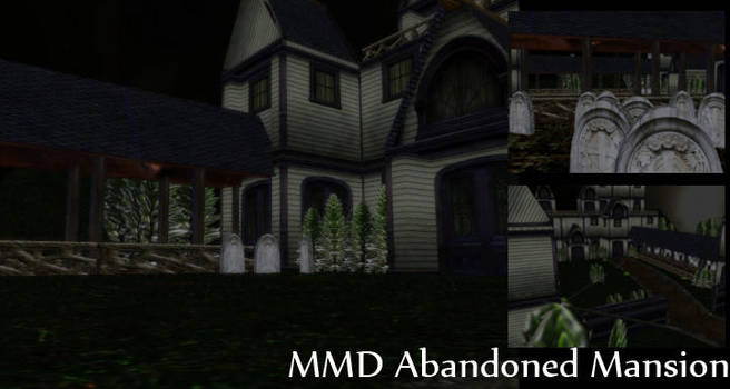 MMD Abandoned Mansion Download by SachiShirakawa