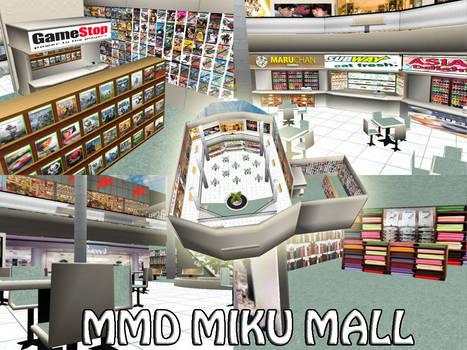 MMD Miku Mall Stage Download by SachiShirakawa