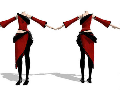 MMD Banpaia Gown Download by SachiShirakawa
