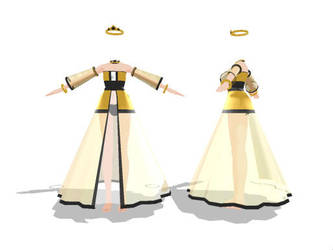 MMD Princess Gown Download by SachiShirakawa