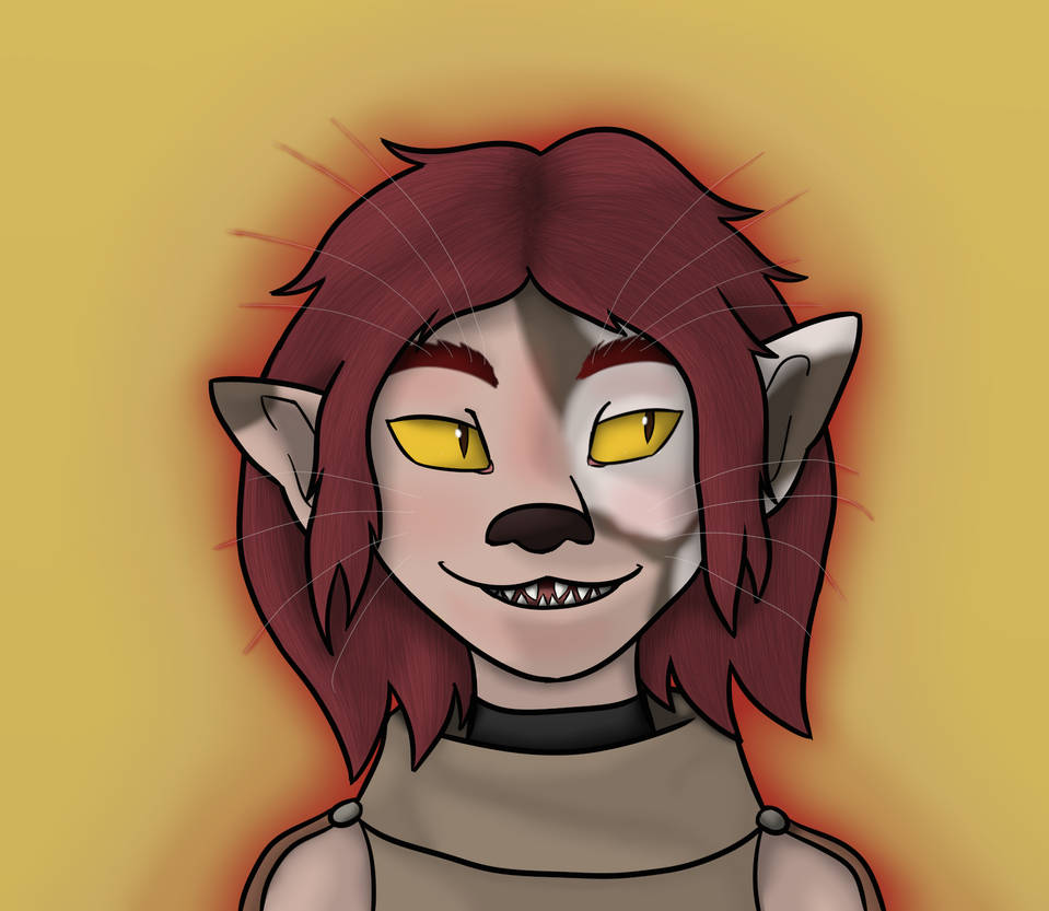 Art Trade - Muka head shot. by GrazArts Art Trade - Muka head shot. by GrazArts