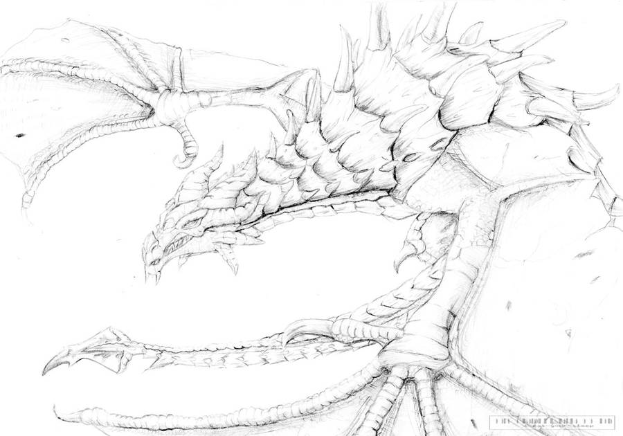 TES 5: Skyrim: Odahviing (WIP) by Somnusvorus
