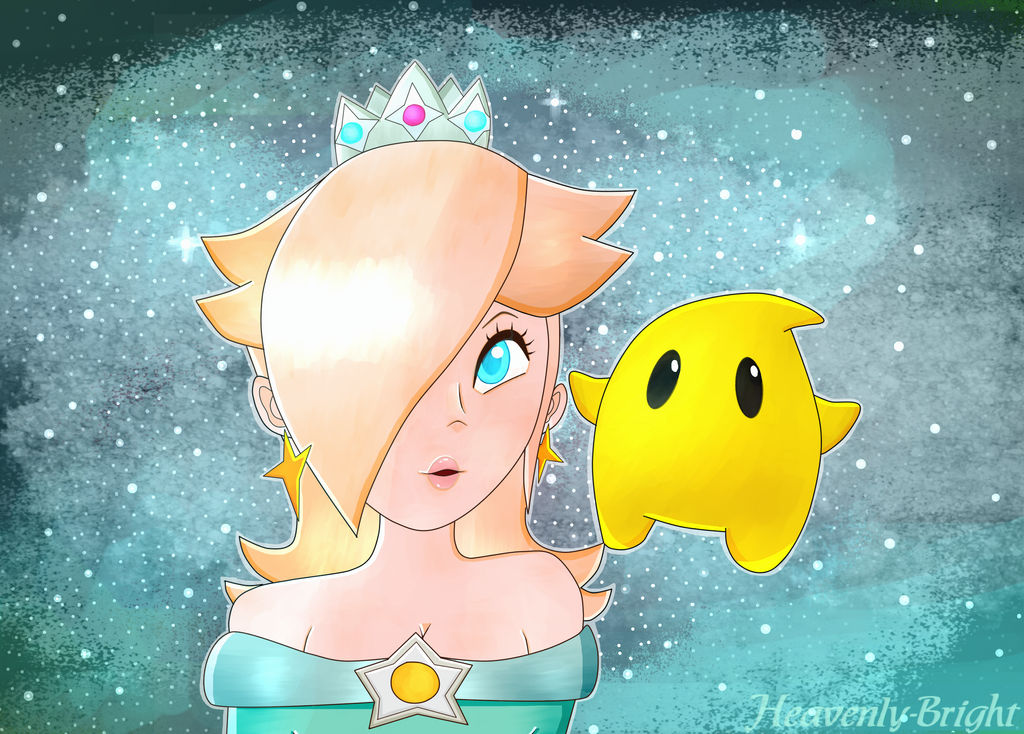 Rosalina and Luma by Heavenly-Bright