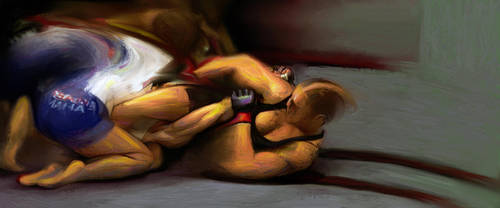 Fighters 36 Ronda Rousey V Cat Zingano by mrddixon