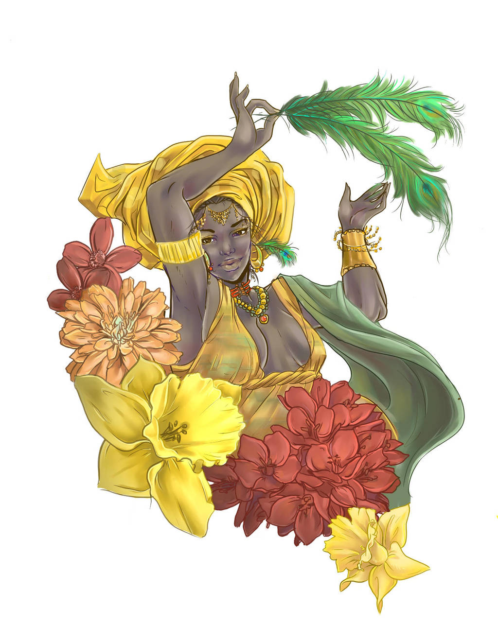 Goddess of Love, Oshun by Chantelligence