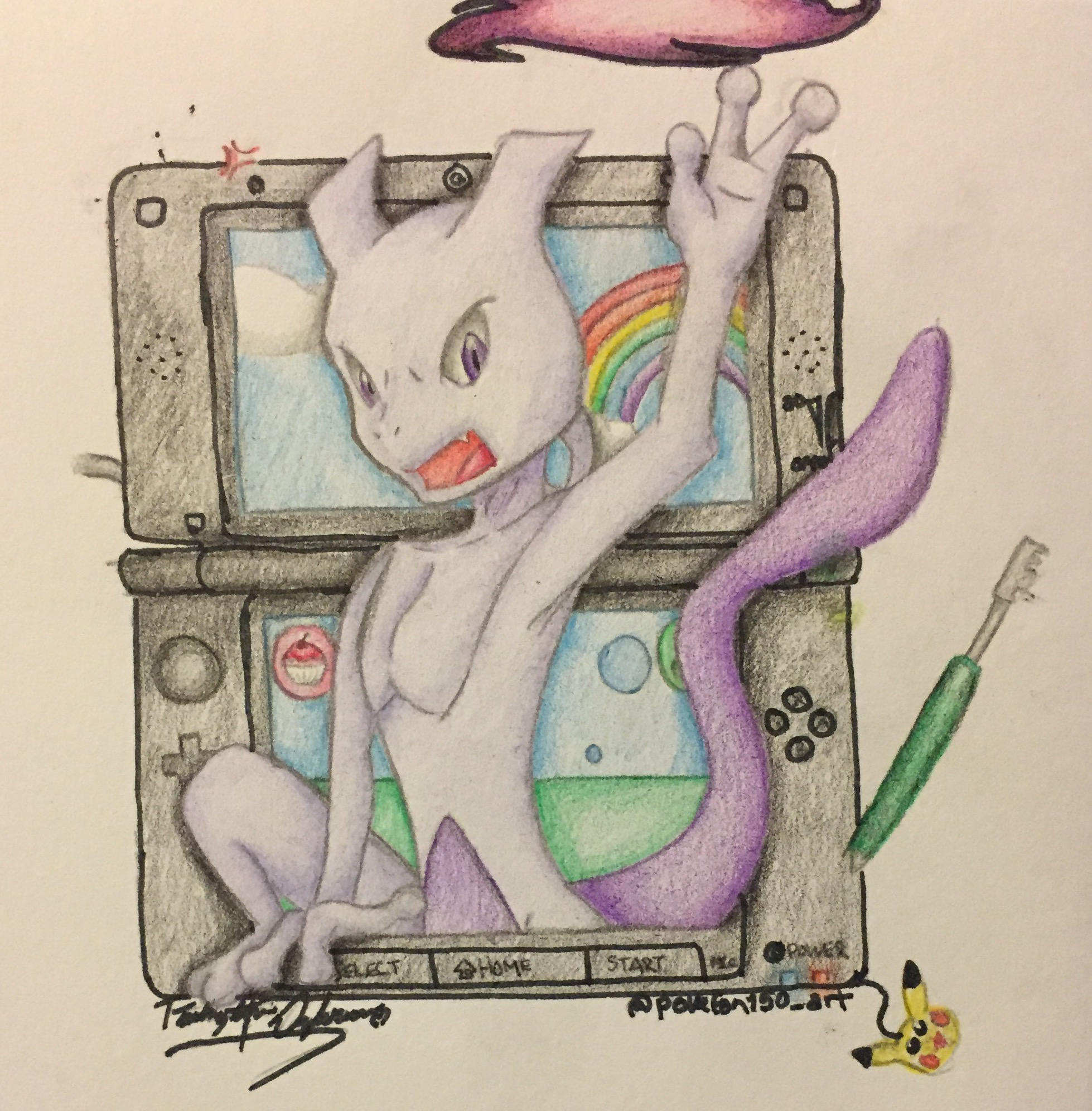 Unleashed Mewtwo by xXMisery-BusinessXx