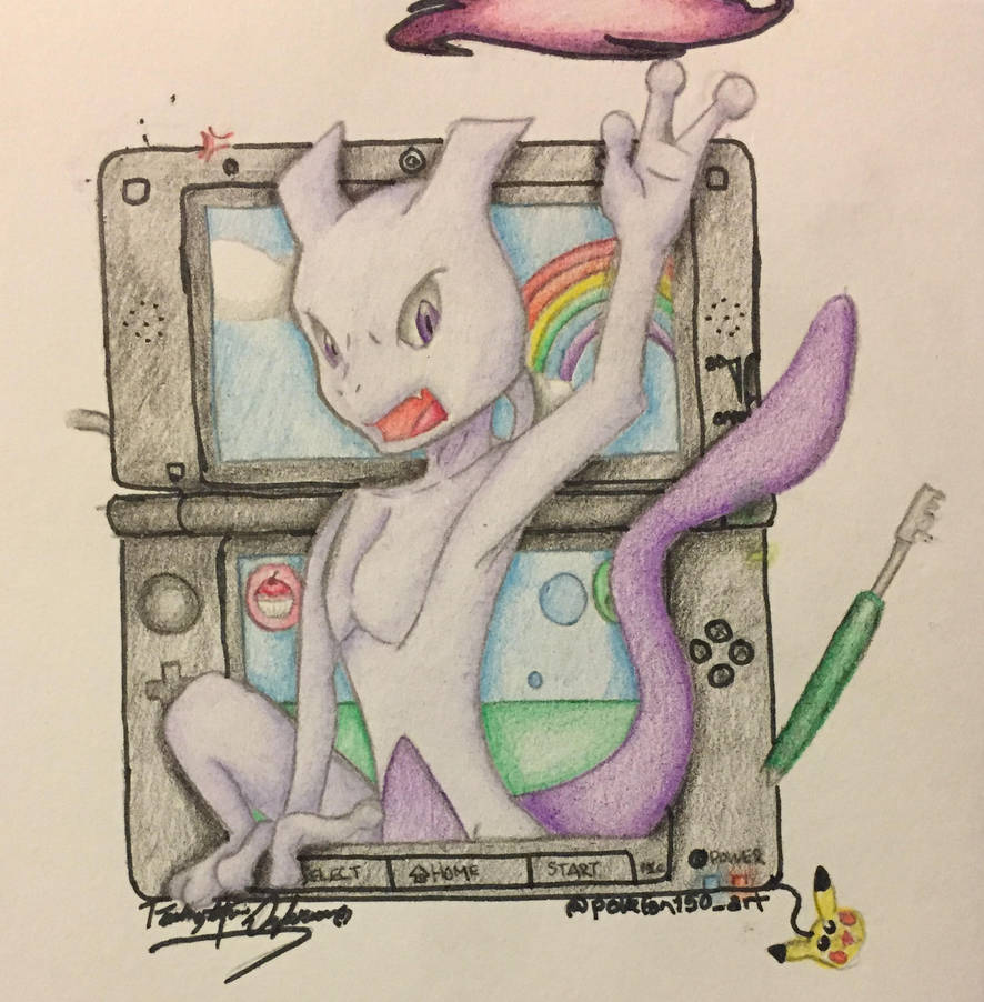 Unleashed Mewtwo by xXMisery-BusinessXx