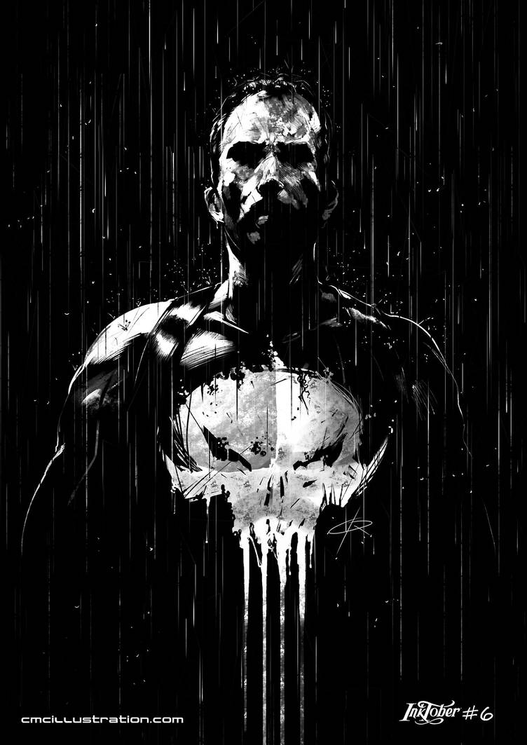 Punisher - Inktober #6 by Aioras Punisher - Inktober #6 by Aioras
