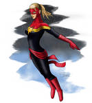 Captain Marvel - Carol Danvers by lilyinblue