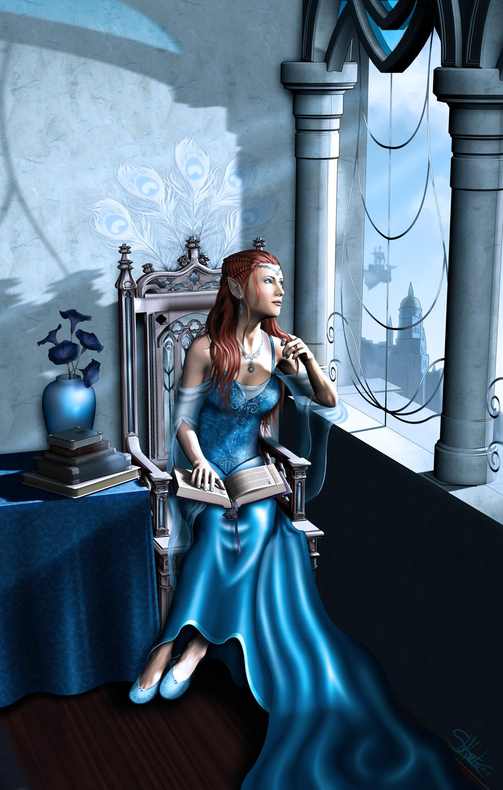 The Mirror Alone - Gemstone IV by lilyinblue