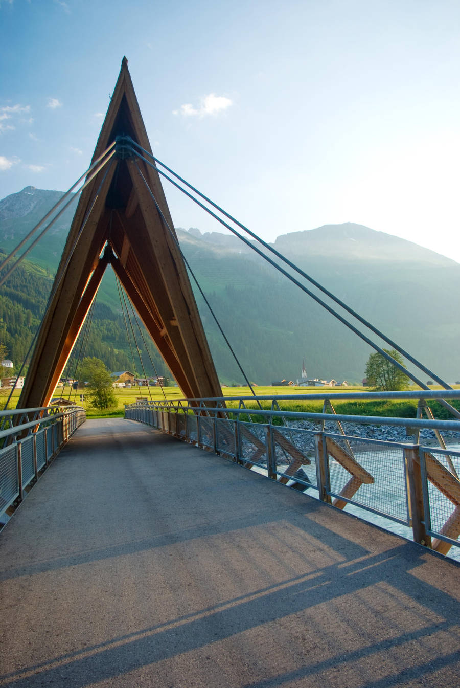 Bridge over the River Lech by steppeland