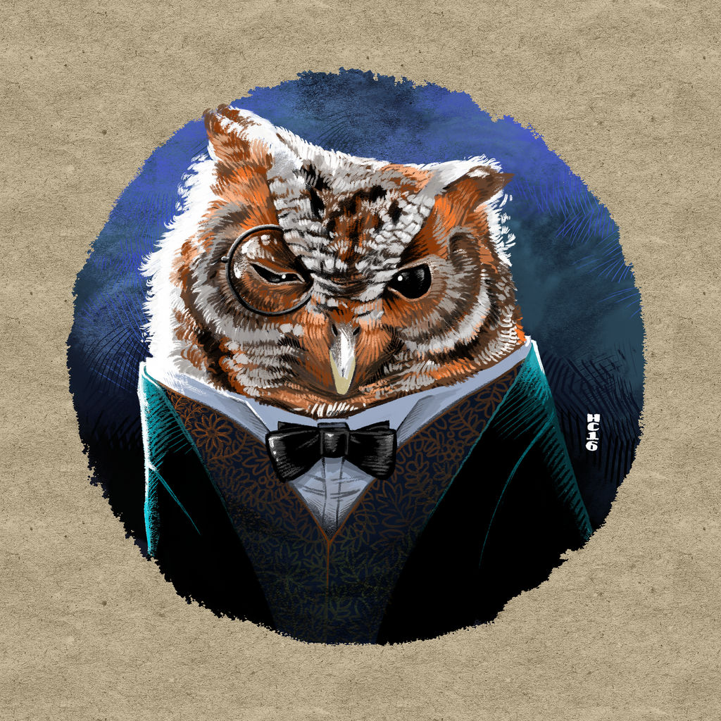 Bowleresque Owl by hamdiggy