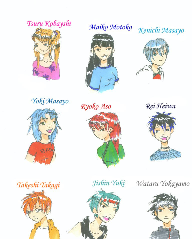 Finished Flying Koi Cast by rainieday91