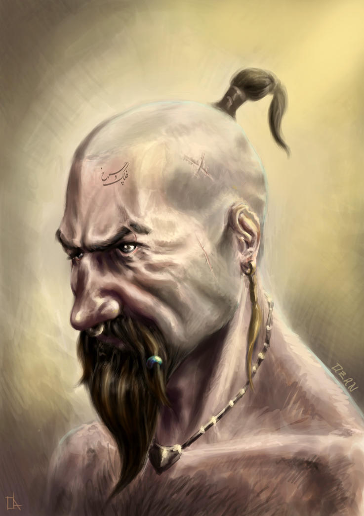 Janissary Cabbar_face sketch by 21october