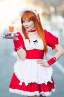 Asuka at your service! by NikitaCosplay