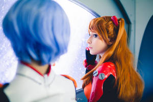 Asuka and Rei by NikitaCosplay