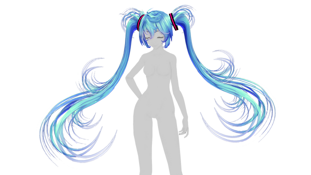 MMD DL : TDA edited pigtails DOWNLOAD by HoshichoM