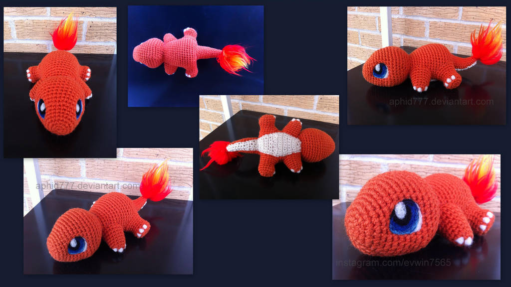 Baby Charmander (with pattern) by aphid777