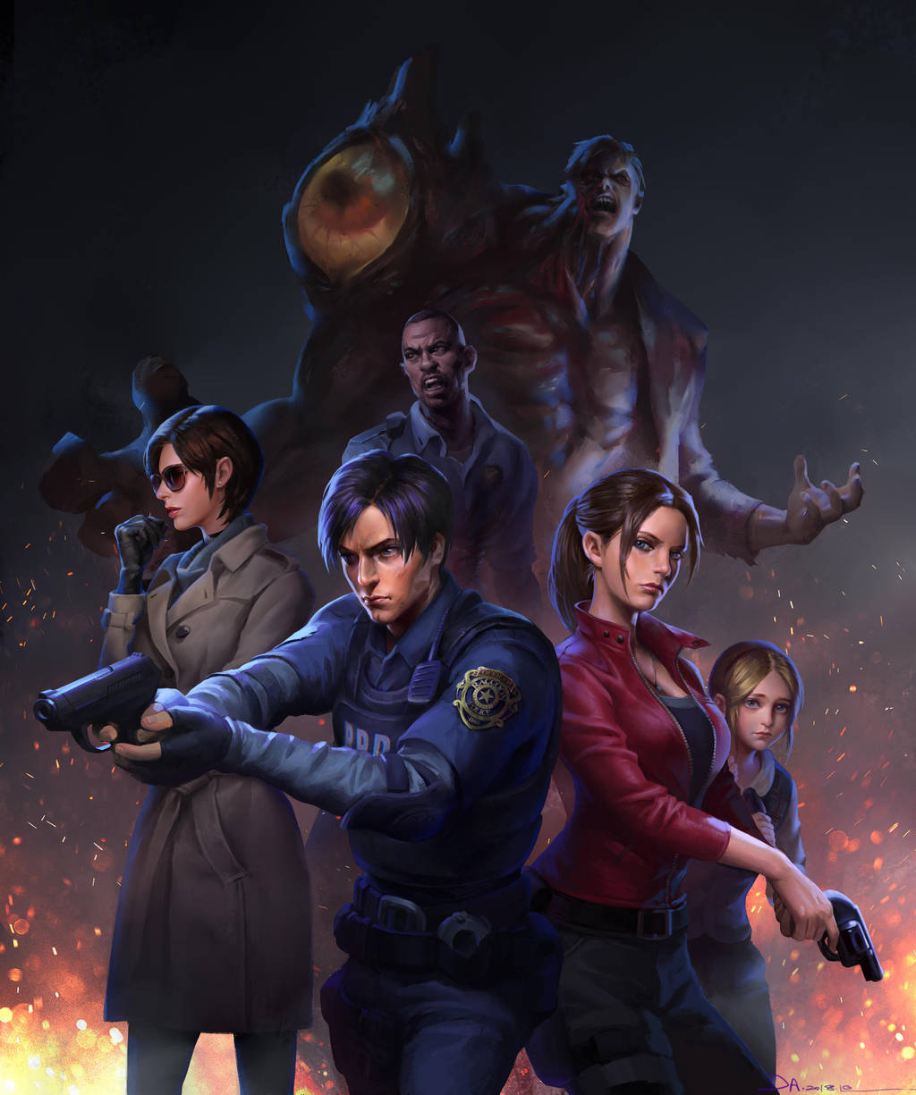 RESIDENT EVIL 2 REMAKE by dannis1982 on DeviantArt