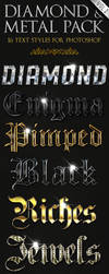 Diamond and Metal vol. 2 - Text Styles by ivelt