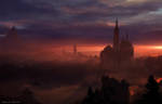 Castle in the fog by Secr3tDesign