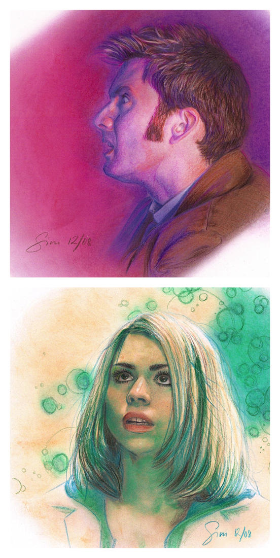 Doctor Who in Technicolor by siniart