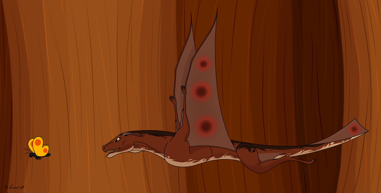 Blazewing hunting by horse14t
