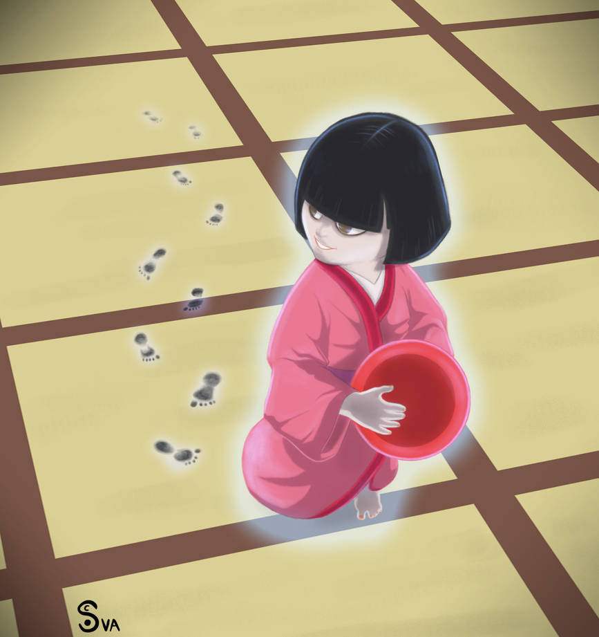 The Zashiki Warashi Of Intellectual Village Zashiki-warashi by Scova8 on DeviantArt