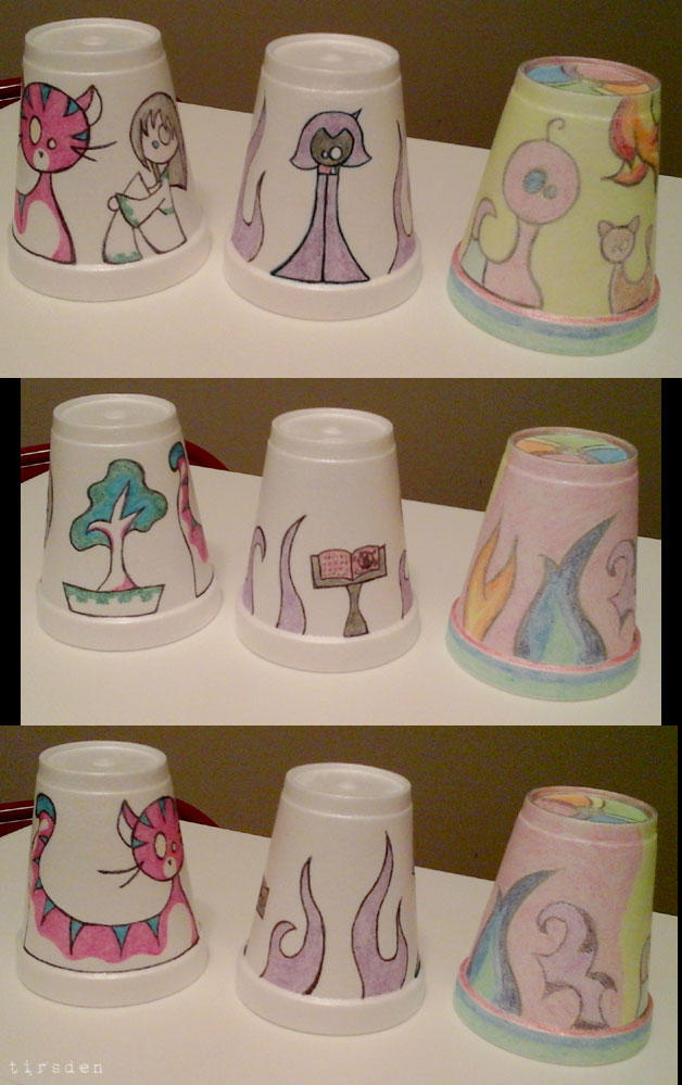 PT Rehab Styrofoam Cup Art 2 by tirsden