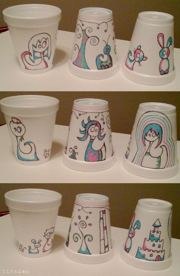 PT Rehab Styrofoam Cup Art 3 by tirsden
