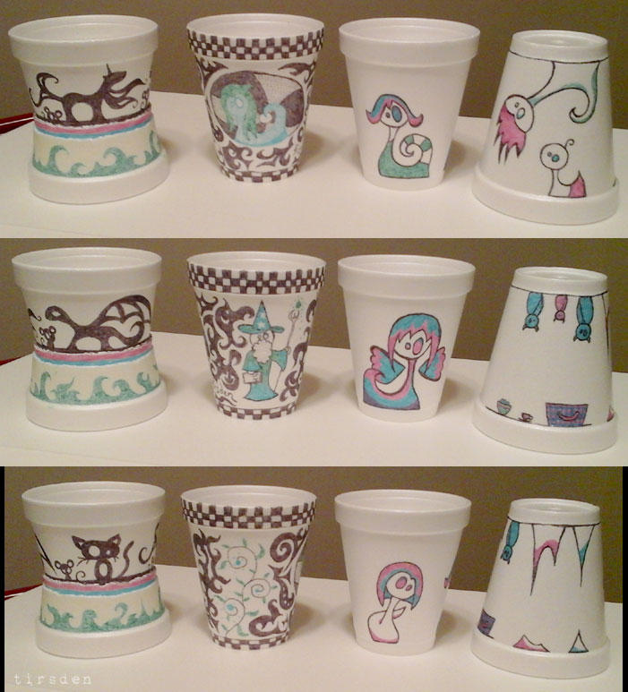 PT Rehab Styrofoam Cup Art 4 by tirsden