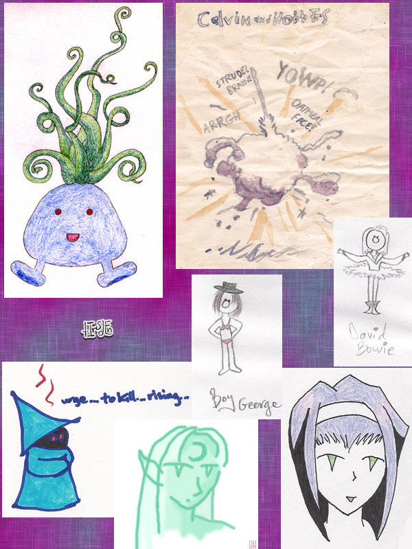 collage of old stuff 8: fanart by tirsden