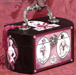 Burgundy Corset Box Purse by Valerian