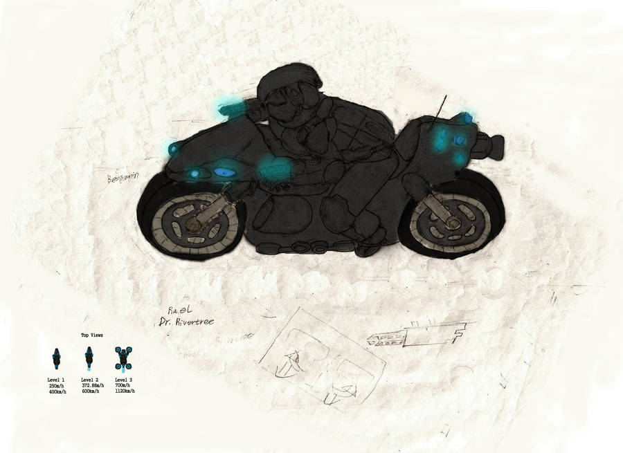 Ra'el Moto and Armor Suit by Sporthand