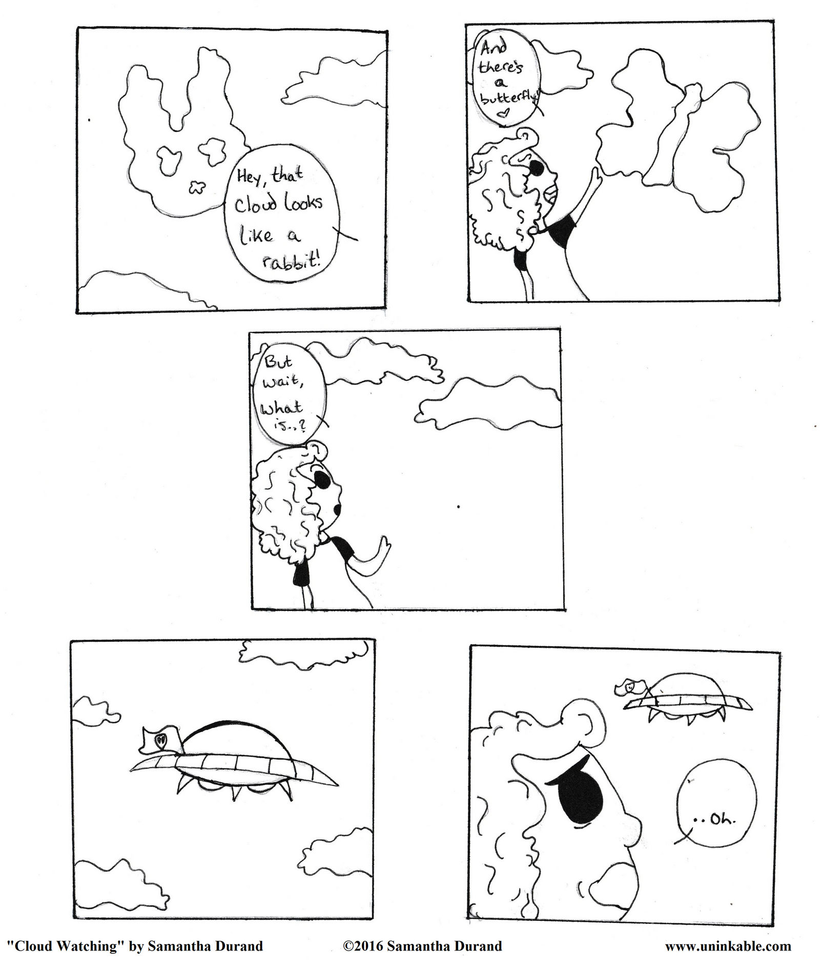 Cloud Watching by UnInkable-Arts