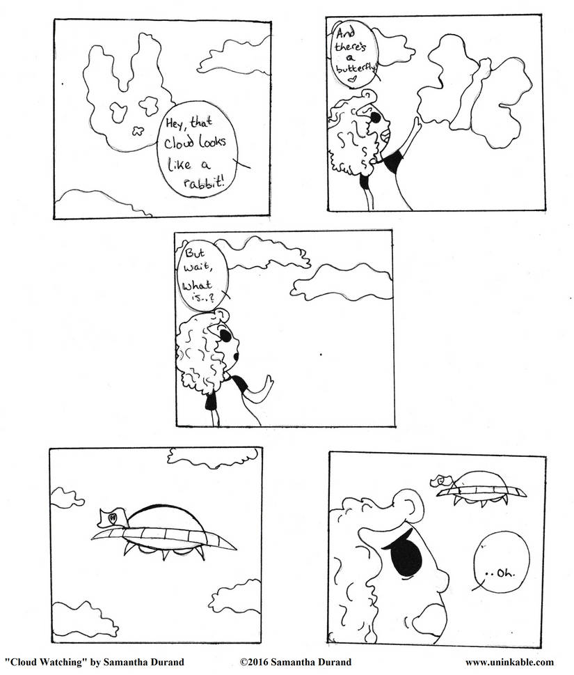 Cloud Watching by UnInkable-Arts