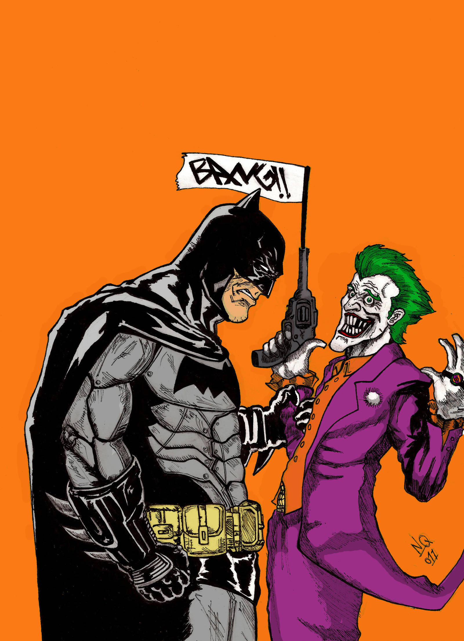 Batman V Joker color by nic011 on DeviantArt