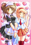 Maid and schoolGirl by Crizthal