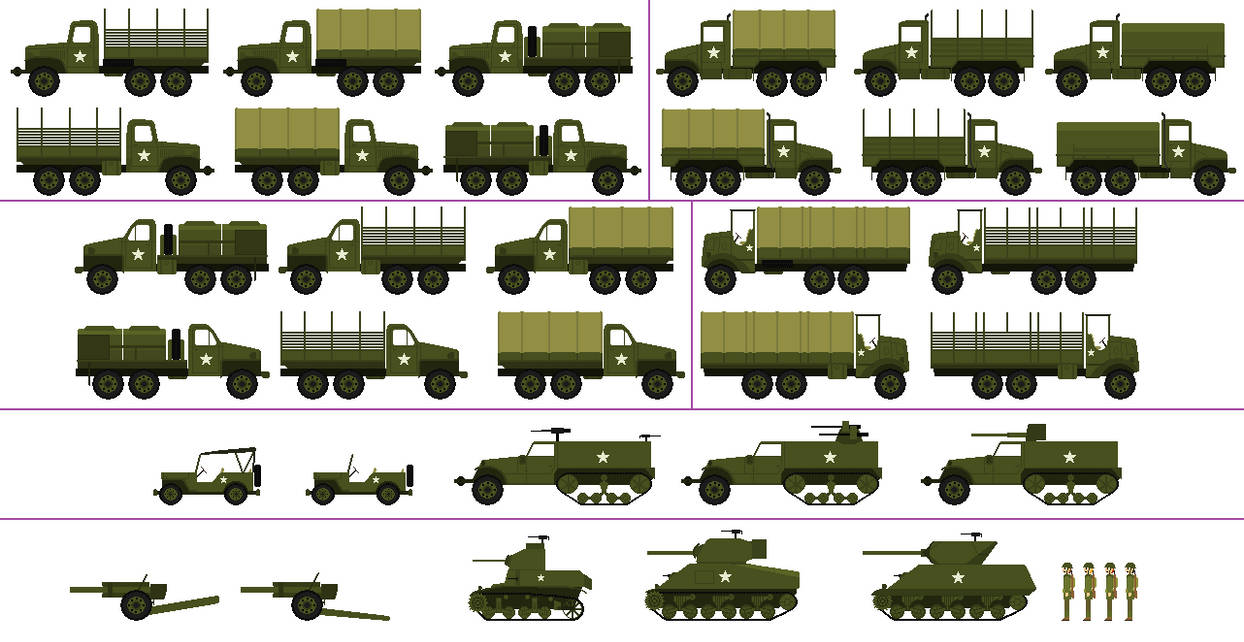 US WW2 Vehicles For JamesFan1991 by DanielArkansanEngine on DeviantArt