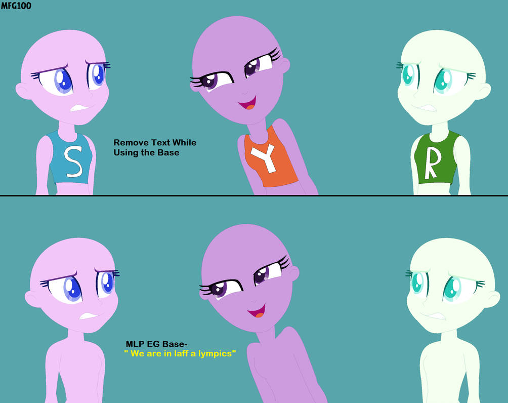 MLP Eg Base We Are in laff a lympics by MixelFanGirl100 on DeviantArt