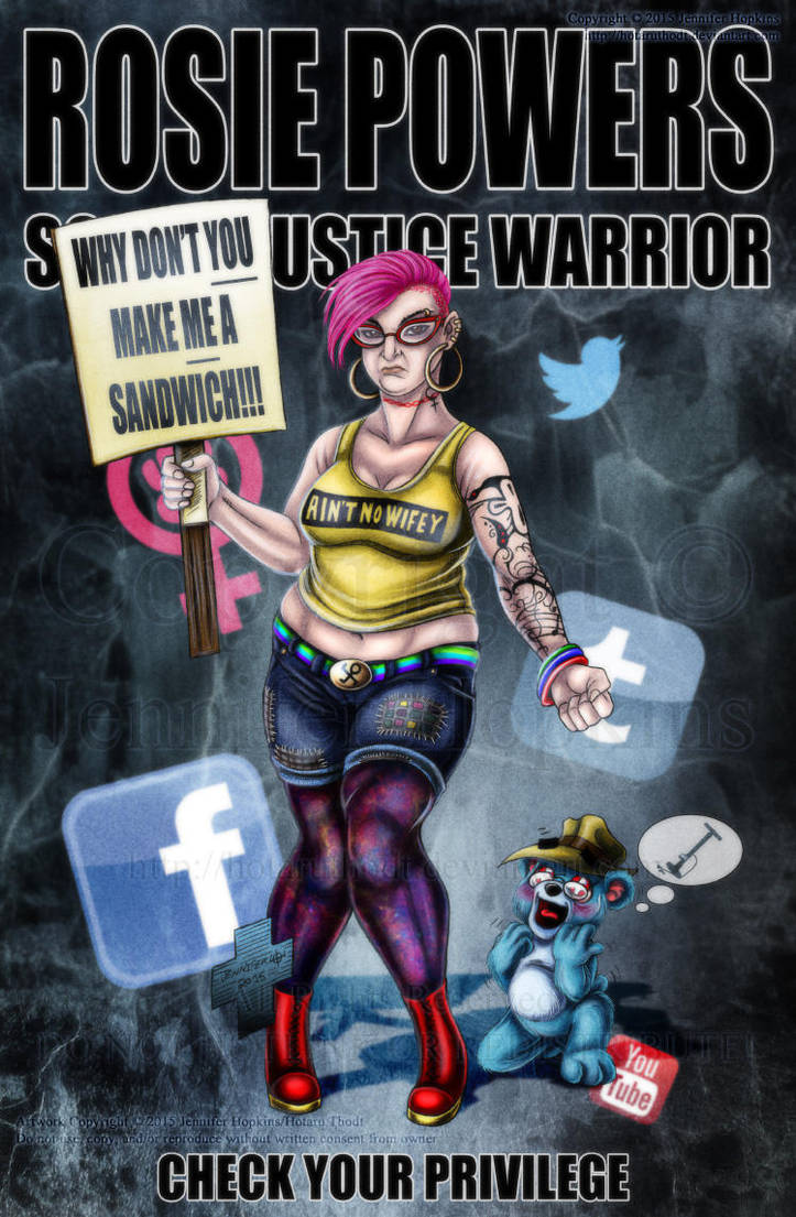 Rosie Powers Social Justice Warrior By Hotaruthodt On Deviantart 