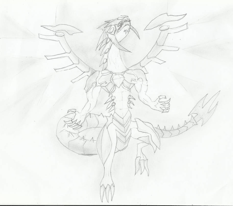 Galaxy eyes photon dragon drawing